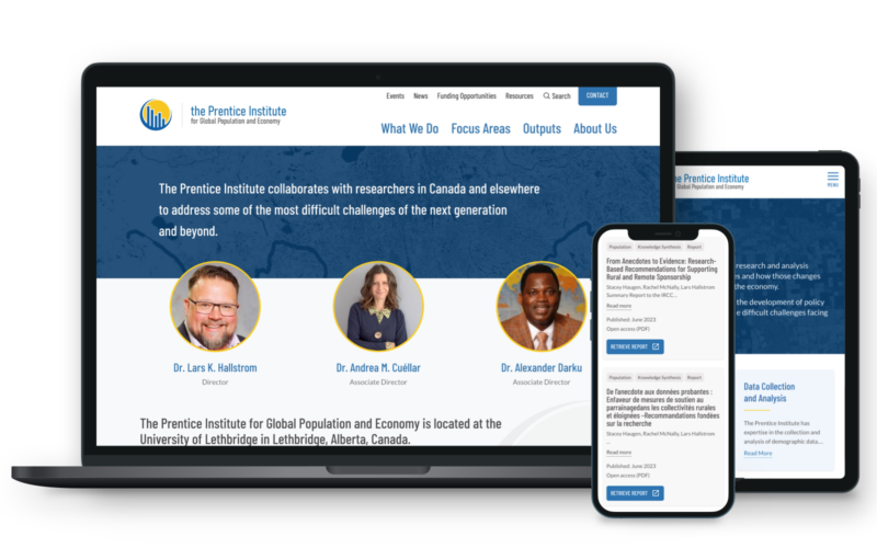 Prentice Institute for Global Population and Economy - new website